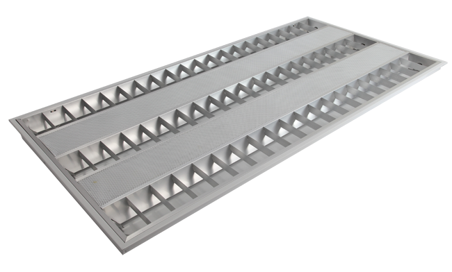 T8 3x40W 嵌入式豪華型格柵燈盤600x1200mm 595x1195mm 605x1205mm (I格/V格) T8 3x40W 嵌入式豪華型格柵燈盤600x1200mm 595x1195mm 605x1205mm (I格/V格)