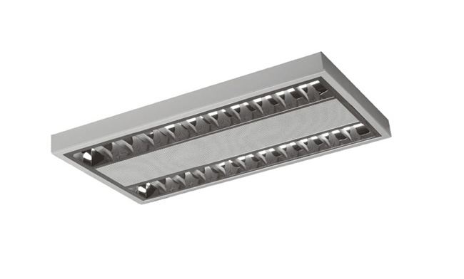 3.	華輝照明格柵燈盤燈體表面靜電噴涂處理，防腐性能好，不易磨損，使用30000小時(shí)不變色、不褪色。LED格柵燈盤廠家,產(chǎn)品有T8格柵燈盤，T5格柵燈盤，明裝格柵燈盤，暗裝格柵燈盤