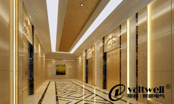 電梯廳-酒店華輝照明