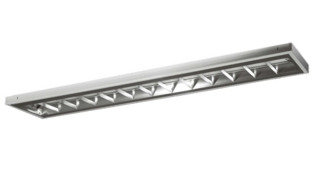 T5 2x28W 高光效格柵燈盤(pán) 300x1200mm 嵌入式/吸頂式 T5 2x28W 高光效格柵燈盤(pán) 300x1200mm 嵌入式/吸頂式