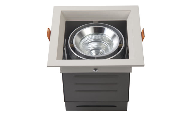 LED豆膽燈 9W 開(kāi)孔尺寸120x120mm LED單頭格柵射燈 LED豆膽燈 9W 開(kāi)孔尺寸120x120mm LED單頭格柵射燈