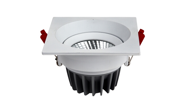 LED 12W COB方形深孔嵌燈 開孔95mm 黃光白光中性光 LED 12W COB方形深孔嵌燈 開孔95mm 黃光白光中性光
