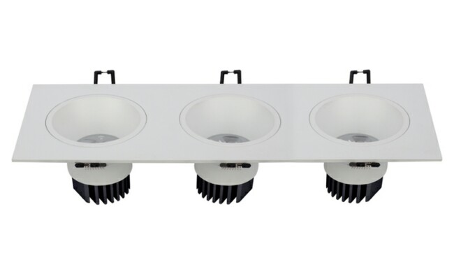 LED 9W 開孔318x90mm深孔格柵射燈 LED 9W 開孔318x90mm深孔格柵射燈
