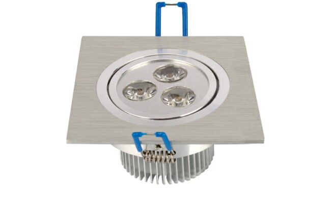 LED 3W 開(kāi)孔74mm射燈單顆透鏡LED單頭格柵射燈 LED 3W 開(kāi)孔74mm射燈單顆透鏡LED單頭格柵射燈