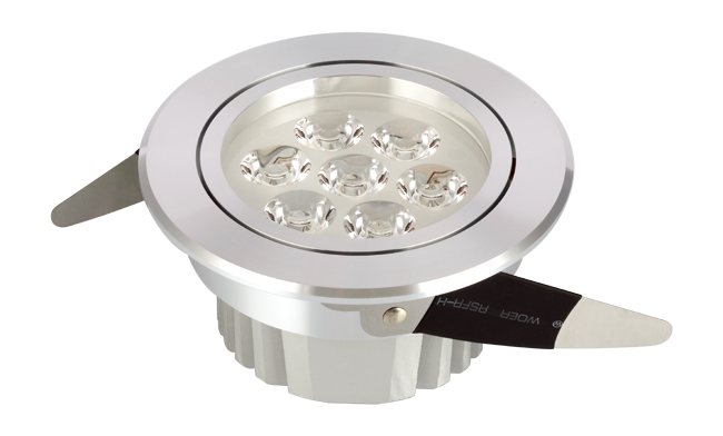 LED 7W 連體透鏡 天花燈 開孔95mm 黃光白光中性光 LED 7W 連體透鏡 天花燈 開孔95mm 黃光白光中性光