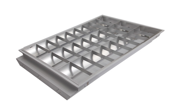 格柵燈600x900mm 3x14W T8 LED格柵燈盤(pán) 普及型 605x905mm 格柵燈600x900mm 3x14W T8 LED格柵燈盤(pán) 普及型 605x905mm