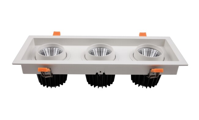 G14系列 45W 三頭COB格柵射燈 開(kāi)孔尺寸115*345mm G14系列 45W 三頭COB格柵射燈 開(kāi)孔尺寸115*345mm