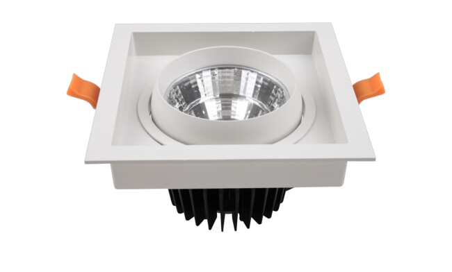 G15系列 25W 單頭COB格柵射燈 開(kāi)孔尺寸155x155mm G15系列 25W 單頭COB格柵射燈 開(kāi)孔尺寸155x155mm